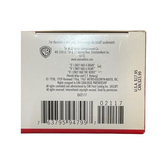 Hallmark Ornament 2015 If I Only Had a Brain Wizard of Oz Scarecrow Magic Sound - Picture 7 of 10